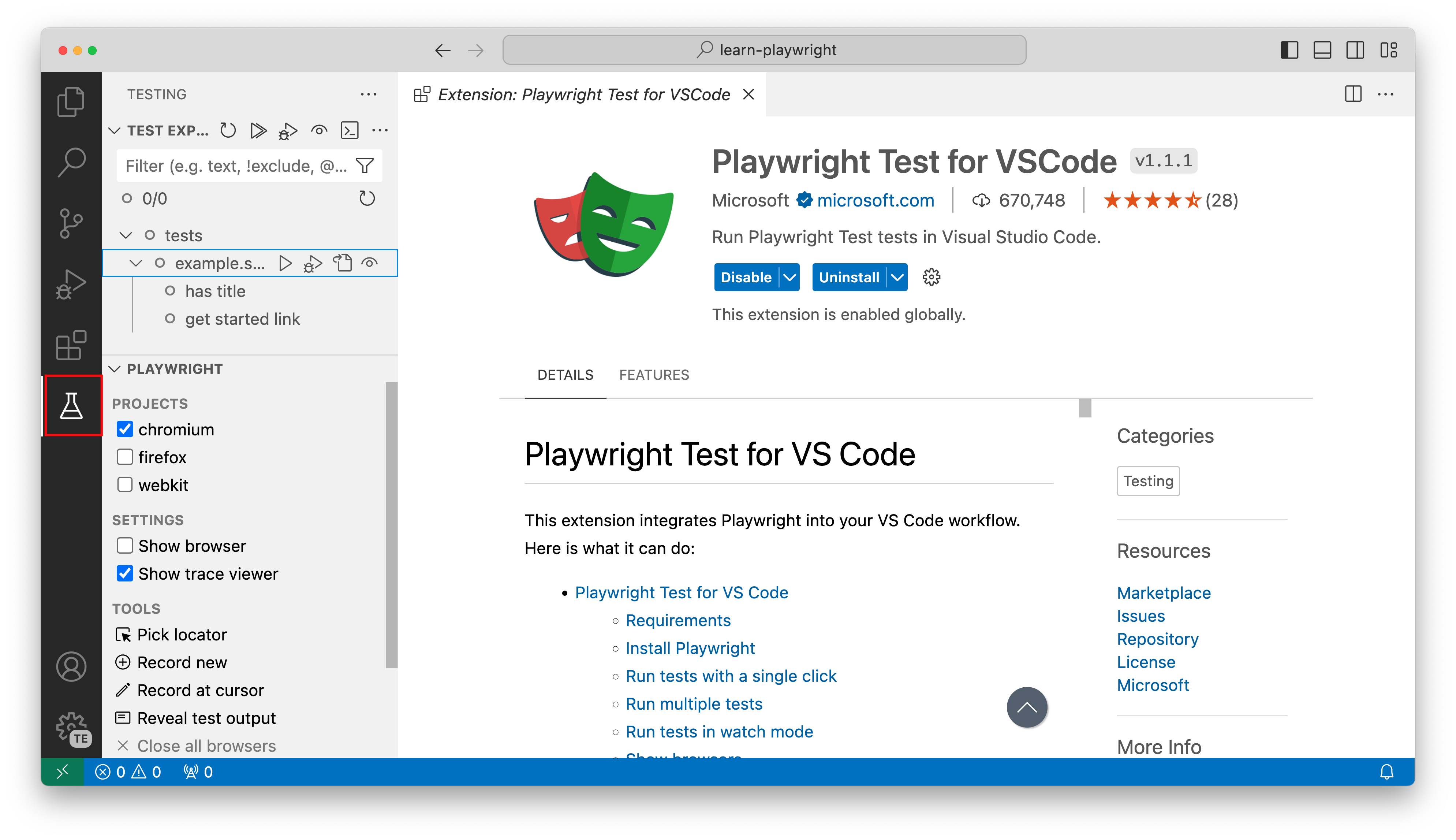 VS Code Extension